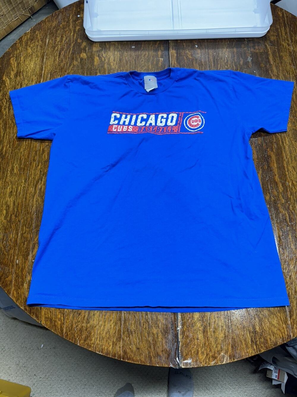 Chicago Cubs MLB Baseball T-Shirt Mens XL Short Sleeve Blue